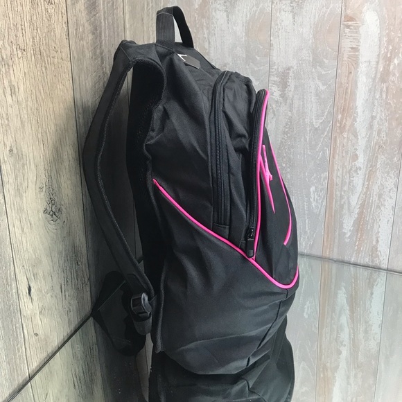 Nike Air Jordan Jumpmen Time Backpack Black Pink - Picture 2 of 5